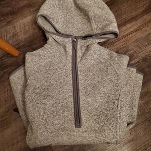 Lululemon Heathered White Its Fleecing Cold Pullover Size 4